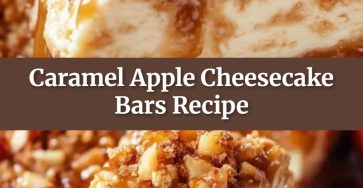 Caramel Apple Cheesecake Bars Recipe