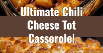 Chili Cheese Tater Tot Casserole