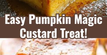 Pumpkin Magic Custard Cake