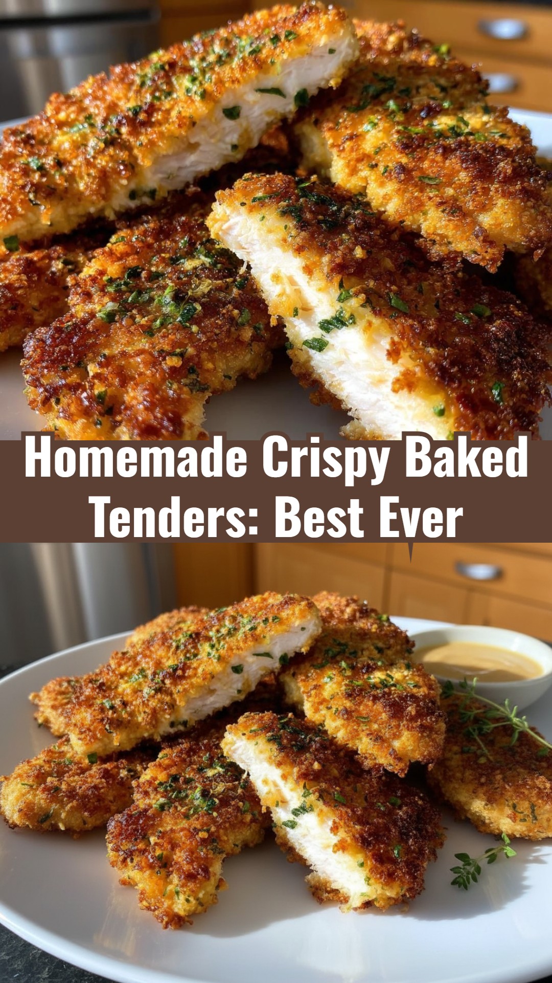 Easy Crispy Baked Chicken Tenders Homemade Supper