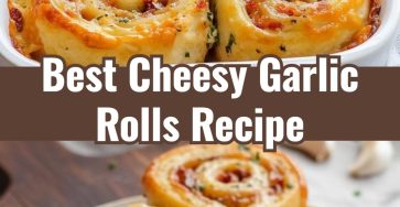 Easy DIY Cheesy Garlic Rolls Homemade Bread Recipe Baked