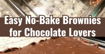 No Bake Brownies Cheap Healthy Desserts Chocolate Easy Recipes