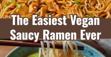 Quick Aesthetic Yummy Hot Spicy Vegan Saucy Ramen Noodles