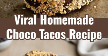 Quick Easy Homemade Choco Tacos Sweet Snack Dessert