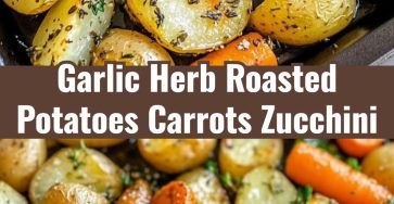 Quick Herb Roasted Potatoes Carrots Zucchini Healthy Vegetable Side Dish