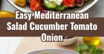 Speedy Healthy Summer Chopped Cucumber Tomato Onion Salad