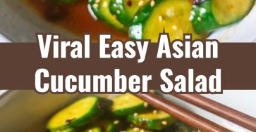 Quick Easy Healthy Asian Cucumber Salad Recipe