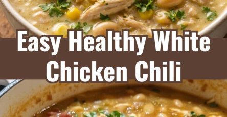 Quick Healthy White Chicken Chili Dinner