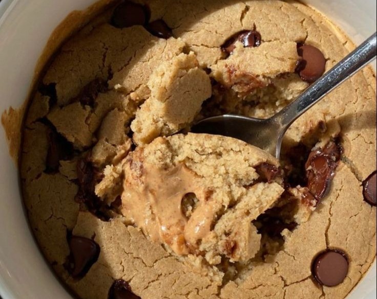 5-Minute Microwave Mug Cookie Yummy Quick Easy Snack serving
