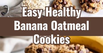 Healthy Banana Oatmeal Cookies Oat Banana Cookies Healthy