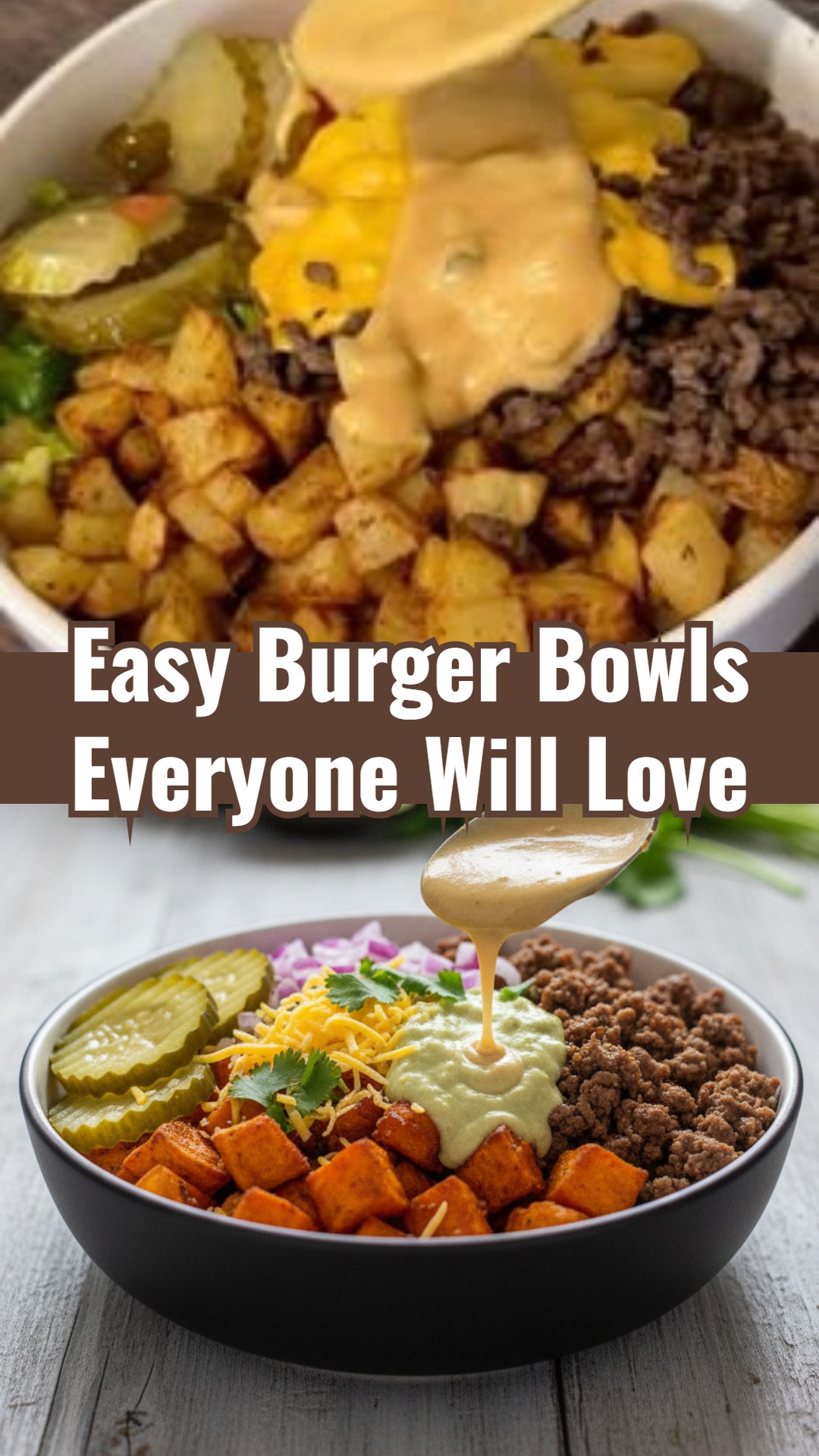 On The Go Dinners Burger Bowls